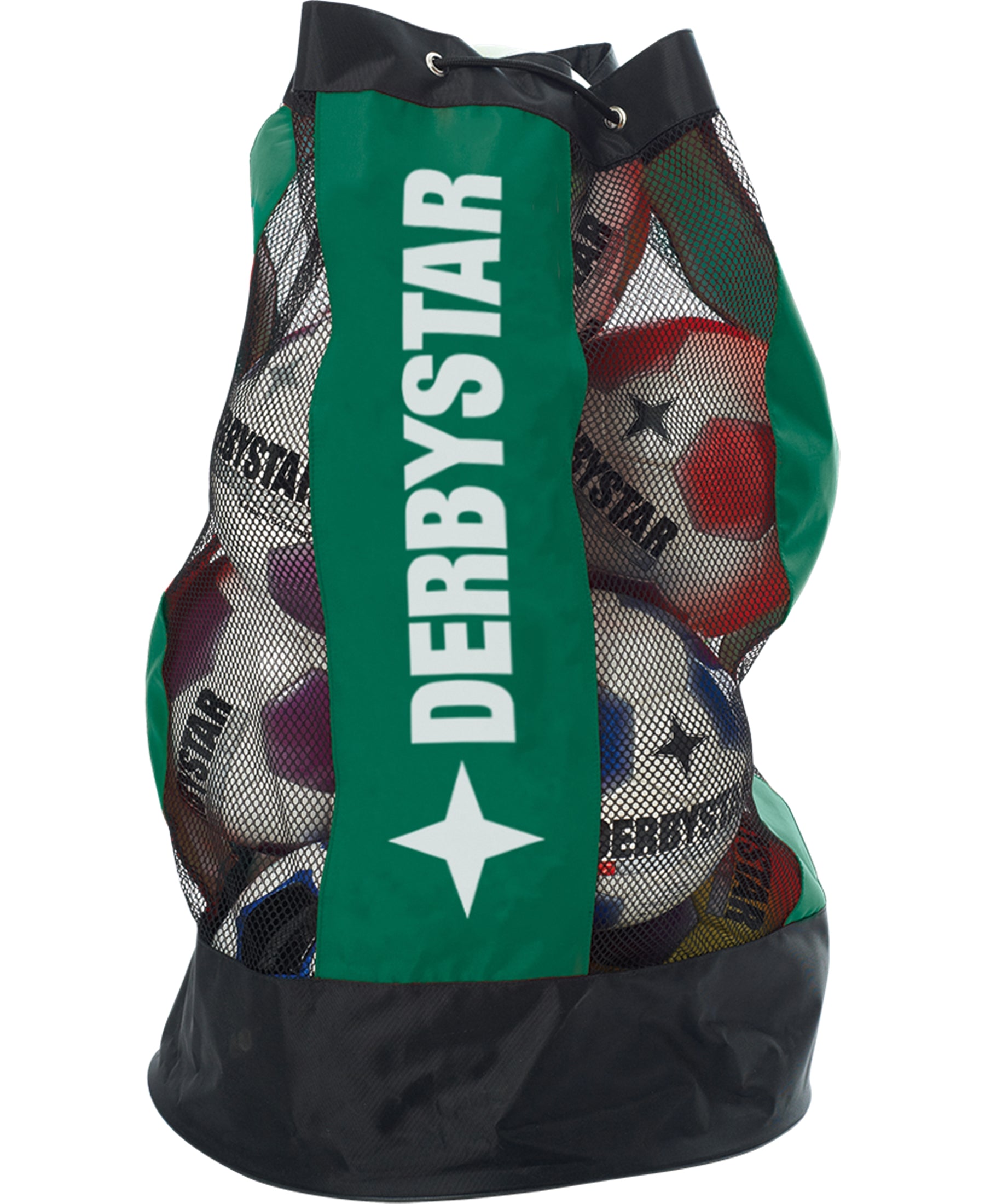 Der Derbystar Carry Bag Logo Ballsack ist perfekt für den Transport von bis zu 10 Bällen geeignet. Hervorragend für Training und Spiele. Robust, bequem und jetzt bei SHOP4TEAMSPORT erhältlich. Ideal für Fußballteams und Sportvereine. Qualität von Derbystar.