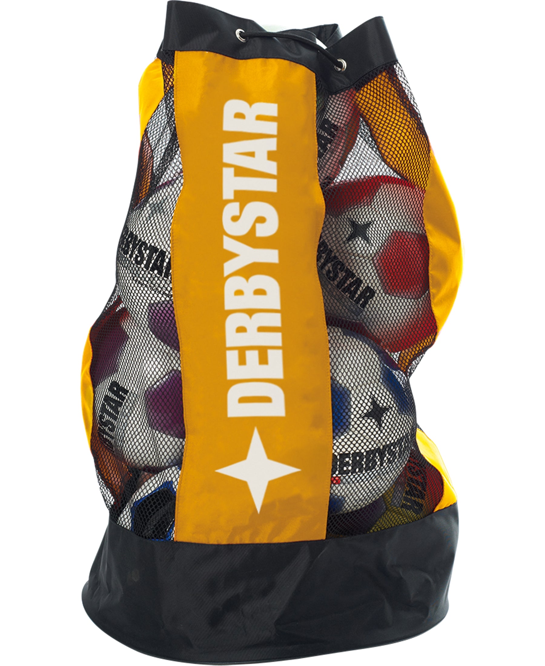 Derbystar Carry Bag Logo Ballsack (4523000500) – Praktischer Ballsack für den sicheren Transport von Fußbällen. Aus robustem Material gefertigt, bietet er Schutz und Komfort. Ideal für Trainer, Spieler und Fußballfans. Bestellen Sie bei SHOP4TEAMSPORT und halten Sie Ihre Bälle immer griffbereit!