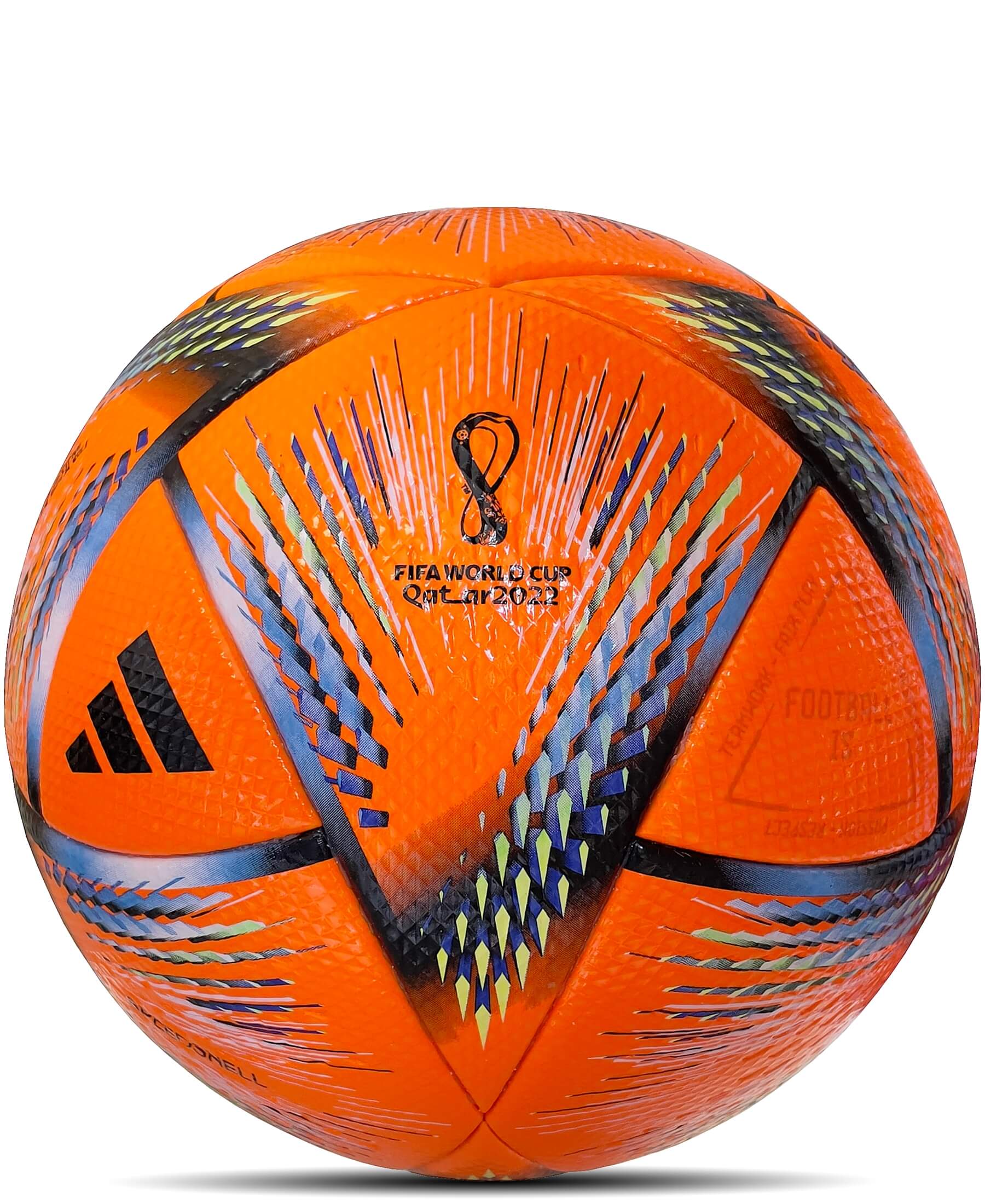 Adidas Official Match Ball Winter Al Rihla FIFA WM Qatar 2022 H57781: Der offizielle Matchball der FIFA Weltmeisterschaft Qatar 2022. Entdecke die Präzision und Technologie dieses hochwertigen Spielballs. Jetzt bei SHOP4TEAMSPORT erhältlich. Sichere dir diesen exklusiven Ball und erlebe das Fußballturnier auf höchstem Niveau.