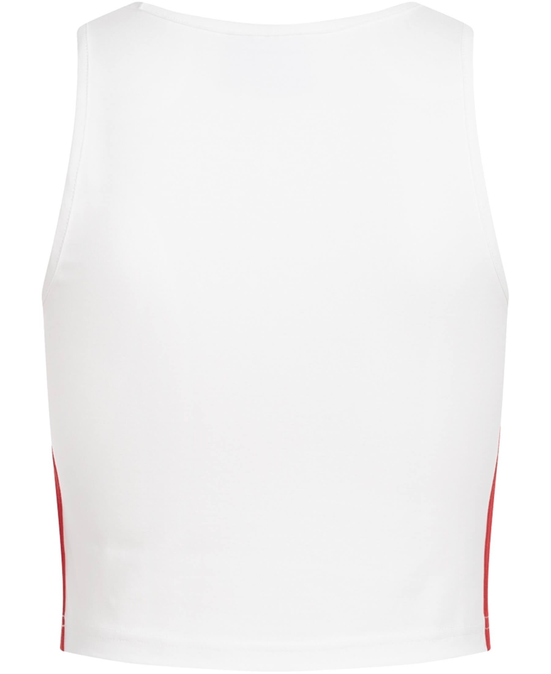 Das Adidas Originals 3-Stripes England Cropped Damen Tank Top (GP1918) vereint Stil und Komfort. Zeigen Sie Ihre Verbundenheit mit diesem modischen Oberteil, das perfekt für sportliche Aktivitäten oder Freizeitoutfits geeignet ist. Mit seinem ikonischen Design und hochwertiger Verarbeitung ist dieses Tank Top ein Muss. Erhältlich bei SHOP4TEAMSPORT - Ihrer Quelle für trendige Sportbekleidung.