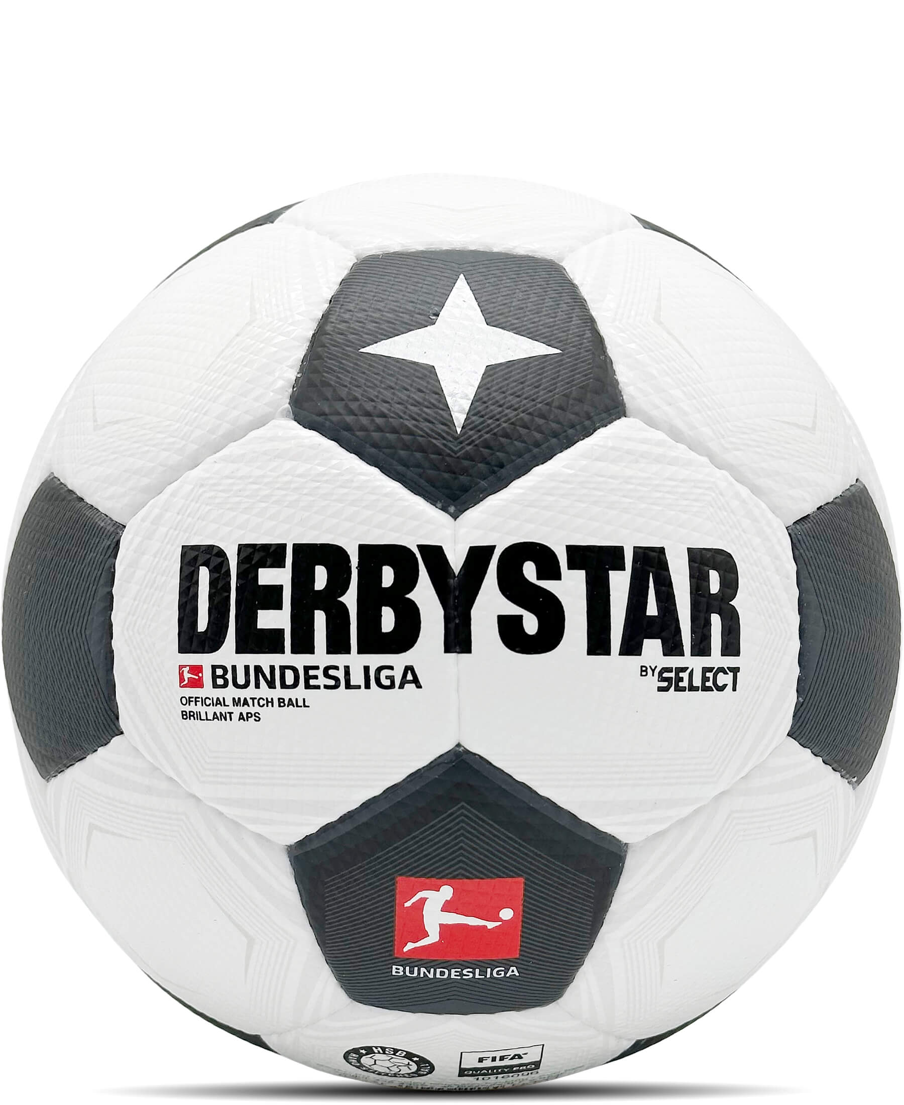Der Derbystar Official Match Ball "Brillant APS Classic v23" Bundesliga 2023-2024 - Entdecken Sie den offiziellen Spielball der Bundesliga für die Saison 2023-2024. Dieser hochwertige Ball kombiniert erstklassige Qualität und herausragende Leistung. Perfekt für anspruchsvolle Fußballspiele auf höchstem Niveau. Mit innovativer Technologie und präzisem Design ist dieser Ball ein Must-Have für Spieler und Fans gleichermaßen. Kaufen Sie den offiziellen Bundesliga-Spielball bei SHOP4TEAMSPORT.