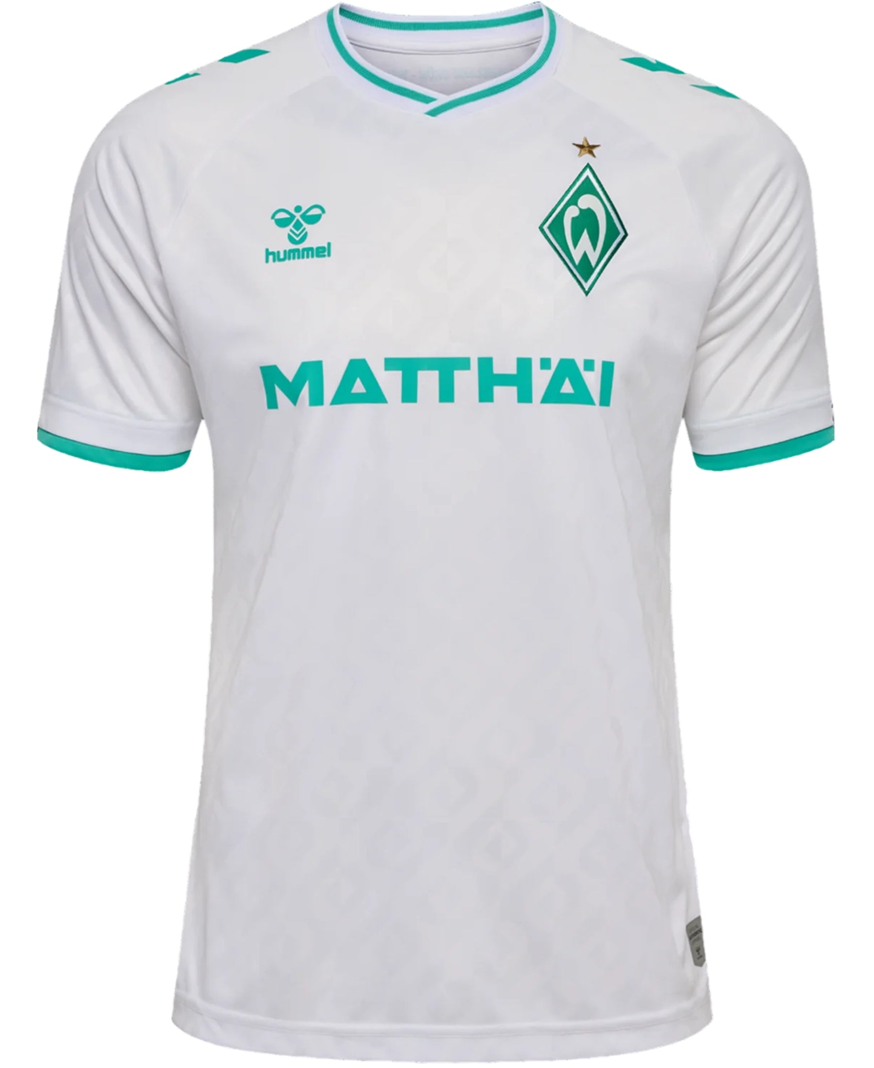 Das Hummel SV Werder Bremen Auswärtstrikot 2023/2024 (Artikelnummer 224684-9001) ist ein Muss für jeden Fan. Mit seinem schicken Design und hochwertigen Materialien ist dieses Trikot perfekt für die Unterstützung deines Teams. Hol es dir jetzt bei SHOP4TEAMSPORT und zeige deine Leidenschaft für Werder Bremen.