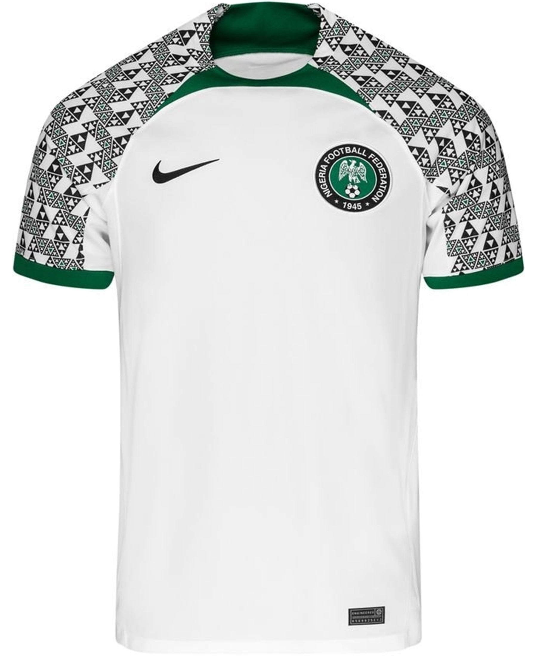 Das Nike Nigeria NFF Stadium Auswärtstrikot 2022-2023 (Artikelnummer: DN0695-100) ist ein beeindruckendes Trikot mit einem einzigartigen Design. Mit seinen hochwertigen Materialien und der offiziellen Lizenzierung ist es perfekt für Fans der nigerianischen Nationalmannschaft. Zeigen Sie Ihre Unterstützung und bestellen Sie dieses Trikot jetzt bei SHOP4TEAMSPORT. Seien Sie bereit, Ihr Team stolz zu repräsentieren!