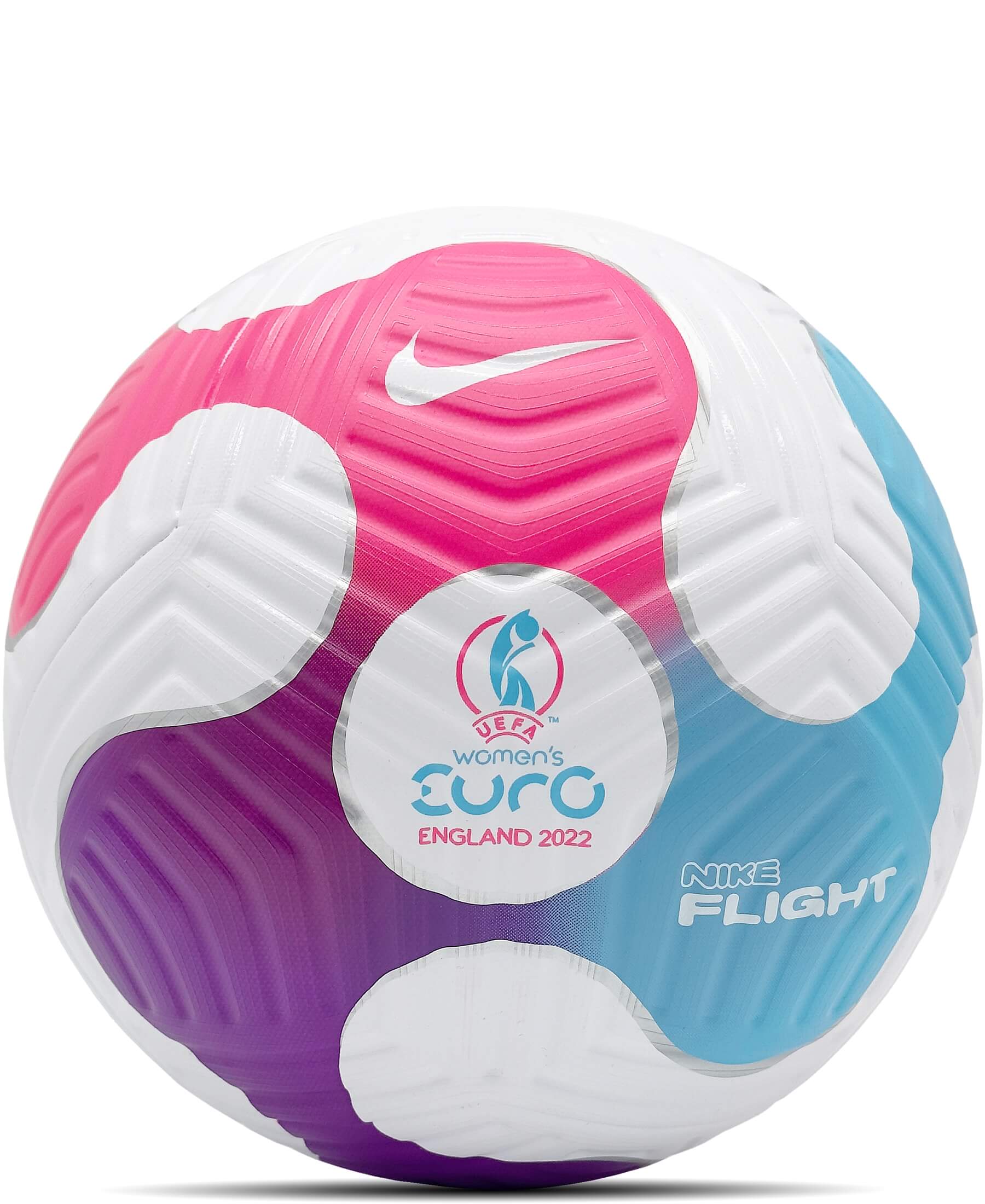 Nike Official Match Ball Flight OMB Spielball UEFA Frauen EM 2022 DA2616-100: Offizieller Spielball der UEFA Frauen-Europameisterschaft 2022. Hochwertiger Matchball für präzises Spiel. Jetzt erhältlich im Onlineshop SHOP4TEAMSPORT. Sichere dir diesen exklusiven Ball und erlebe das Fußballspiel auf höchstem Niveau.