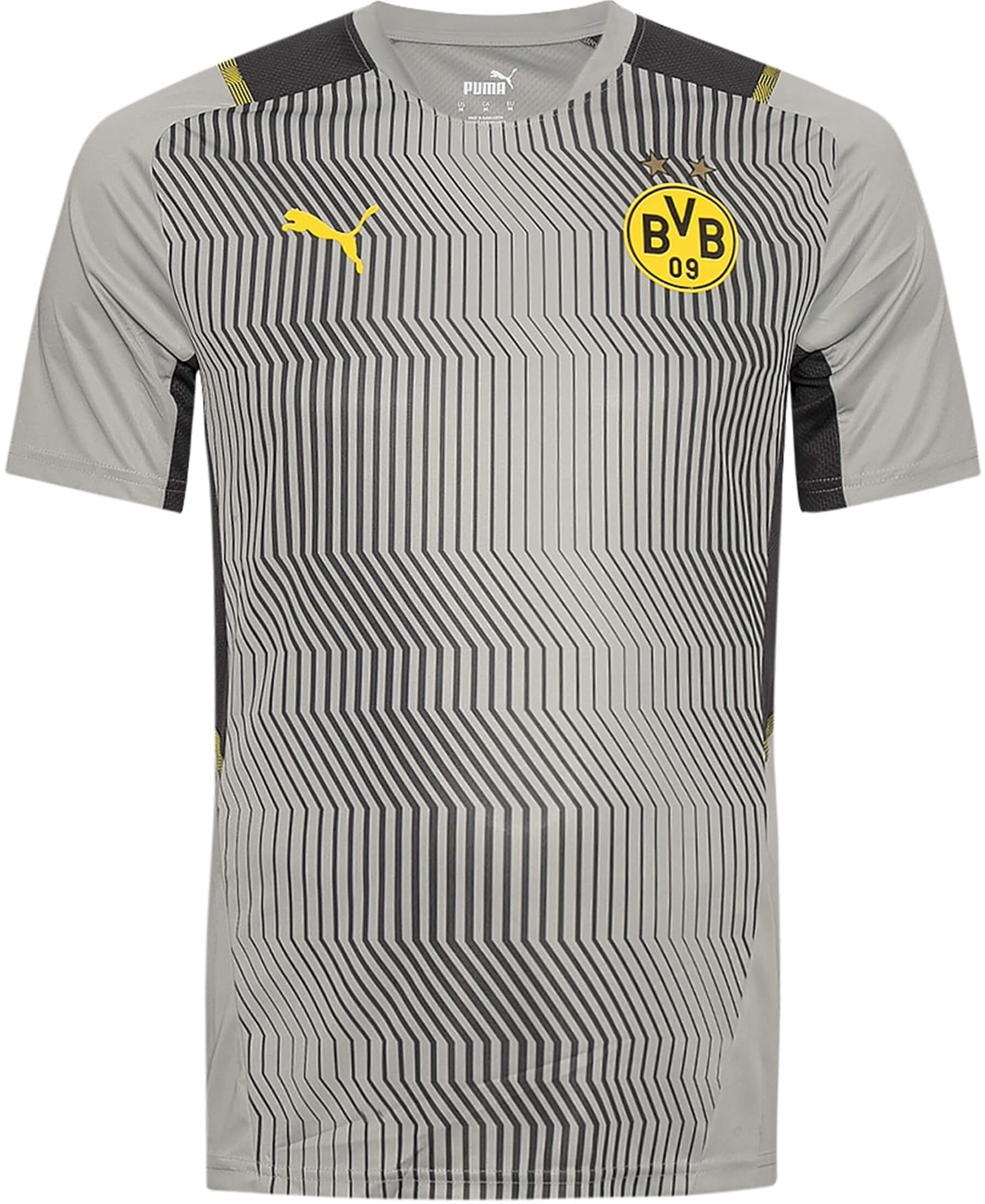 Entdecke das PUMA Borussia Dortmund BVB Trainingsshirt bei SHOP4TEAMSPORT. Dieses hochwertige Trainingsshirt ist perfekt für Fans, die den Verein unterstützen möchten. Mit dem offiziellen BVB-Logo und dynamischem Design zeigt dieses Shirt Fußballbegeisterung. Das atmungsaktive Material sorgt für angenehmen Tragekomfort während des Trainings oder im Alltag. Die optimale Passform und hohe Funktionalität machen dieses Shirt zum Must-Have für jeden BVB-Anhänger.