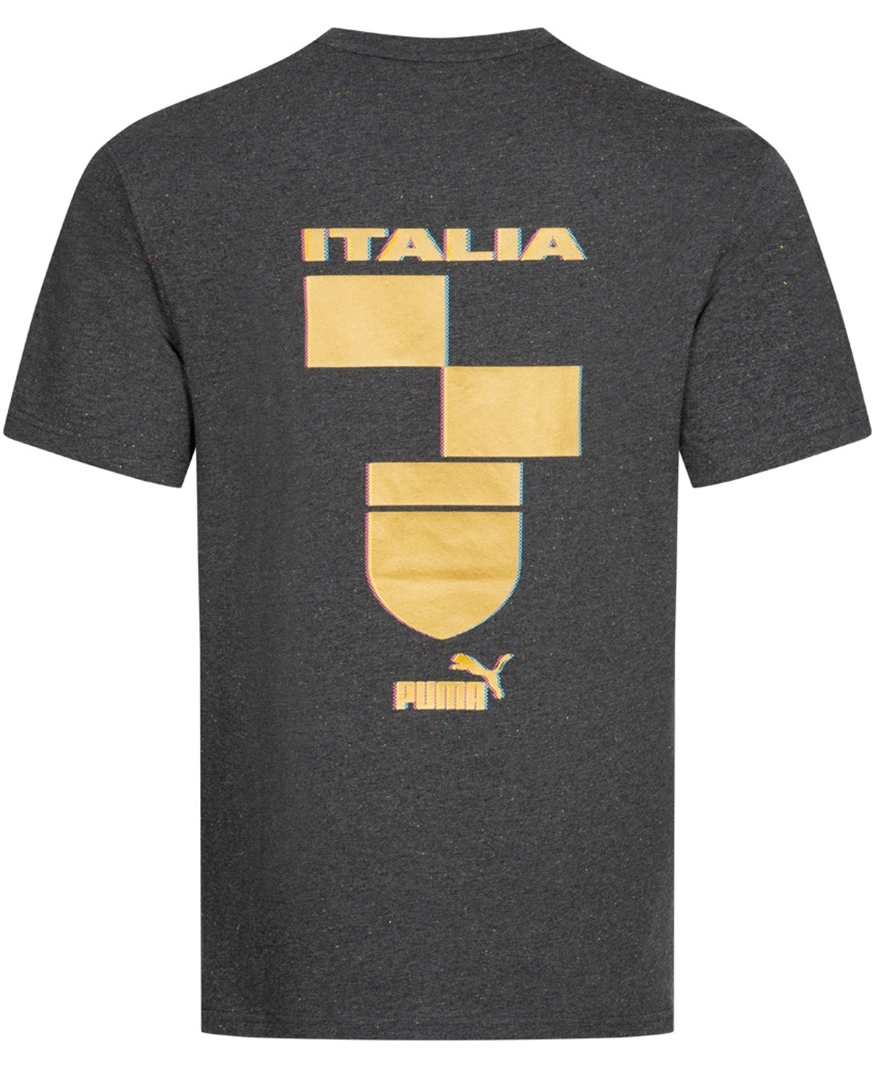 Das Puma Italien FIGC FTBLCulture T-Shirt (767134_09) ist ein Muss für alle Fans der italienischen Nationalmannschaft. Mit seinem stilvollen Design und dem FIGC-Logo zeigst du deine Unterstützung für die Squadra Azzurra. Dieses T-Shirt ist nicht nur ein Ausdruck deiner Leidenschaft für Fußball, sondern bietet auch hohen Tragekomfort dank des weichen Materials und des bequemen Schnitts. Zeige deine Verbundenheit mit Italien und genieße die Vorzüge dieses hochwertigen T-Shirts.