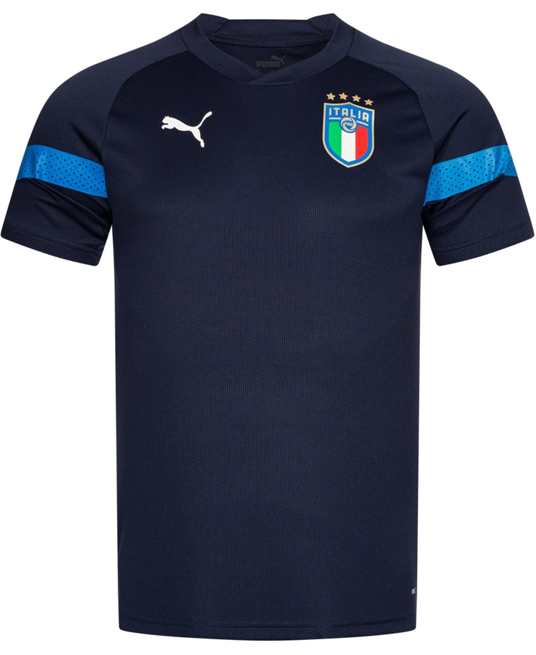 Erhalten Sie das Puma Italien Coach Trainingsshirt 2022-2023 (767081-04) bei SHOP4TEAMSPORT, dem ultimativen Ziel für Fußballfans. Zeigen Sie Ihre Unterstützung für die Azzurri mit dem offiziellen FIGC-Logo und genießen Sie den Komfort und die Atmungsaktivität dieses hochfunktionellen Trainingsshirts. Holen Sie sich jetzt Ihren italienischen Fußballstil!