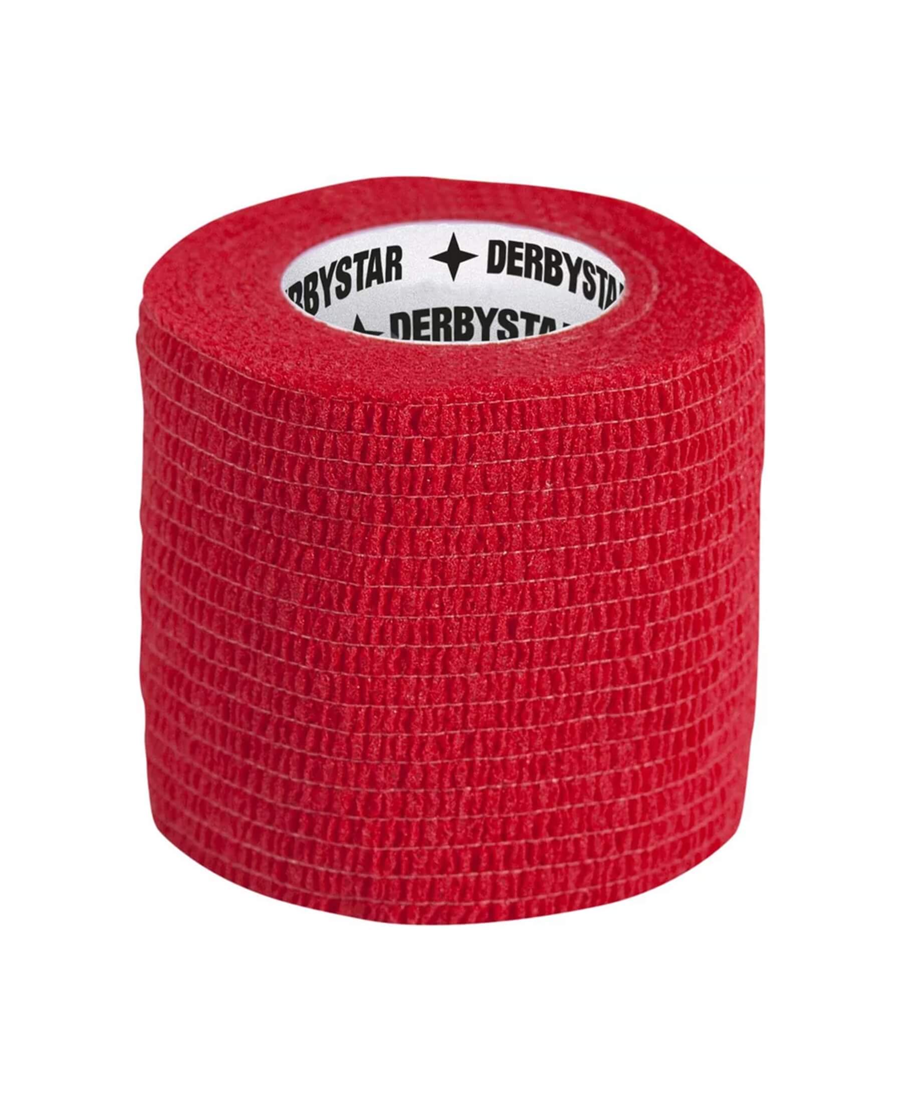 DERBYSTAR Rotes Stutzen-Wrap-Tape im Onlineshop SHOP4TEAMSPORT erhältlich. Perfekt für Fußball und andere Sportarten. Bietet hervorragenden Schutz, Komfort und Stabilität für deine Unterschenkel. Einfach anzubringen und rutschfest. Sichere Passform für optimalen Halt. Verbessere deine Leistung mit diesem hochwertigen Stutzen-Wrap-Tape. Bestelle jetzt und bringe dein Spiel auf ein neues Level!