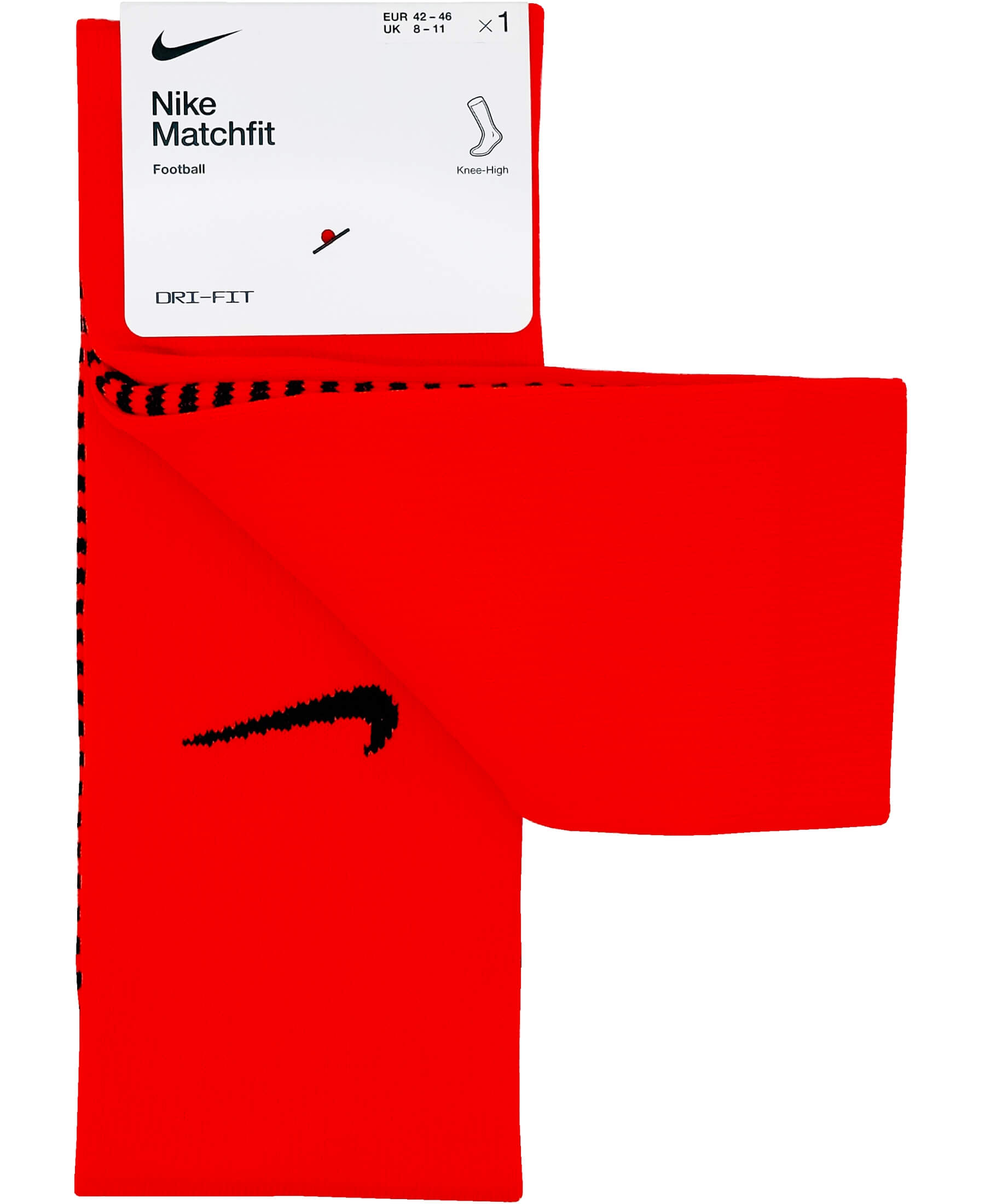 NIKE Matchfit Knee-High Stutzen - Die Matchfit Knee-High Stutzen bieten optimalen Komfort und Halt während des Spiels. Die hochwertigen Stutzen sind aus strapazierfähigem Material gefertigt und garantieren eine perfekte Passform. Mit ihrem klassischen Design und der hohen Qualität sind sie die ideale Wahl für Fußballspieler aller Leistungsniveaus. Bestellen Sie die Matchfit Knee-High Stutzen jetzt im Onlineshop von SHOP4TEAMSPORT und ergänzen Sie Ihre Fußballausrüstung mit diesen hochwertigen Stutzen.