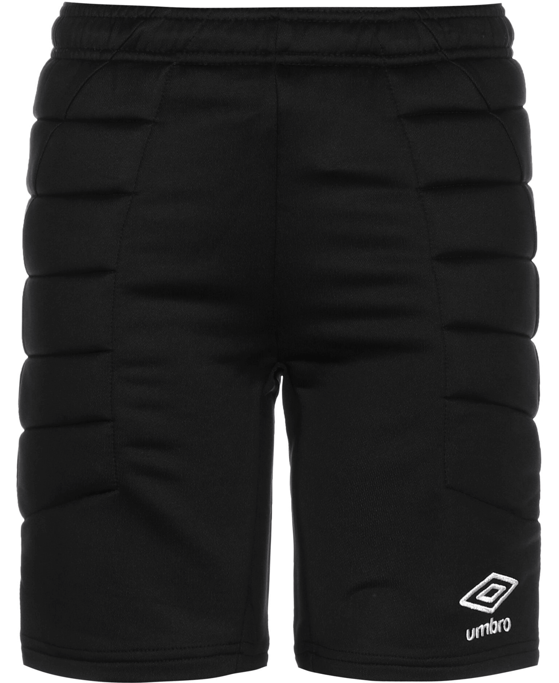 umbro Padded GK Torwartshorts für Kinder - Hochwertige gepolsterte Torwartshorts speziell für junge Torhüter. Bietet maximalen Schutz und Komfort während des Spiels. Strapazierfähiges Material und Aufprallschutz für optimale Leistung. Verstellbarer Bund für eine individuelle Passform. Verfügbar in verschiedenen Größen und Farben. Bestelle jetzt im Onlineshop SHOP4TEAMSPORT und rüste deine kleinen Torhüter für ihren Erfolg aus.